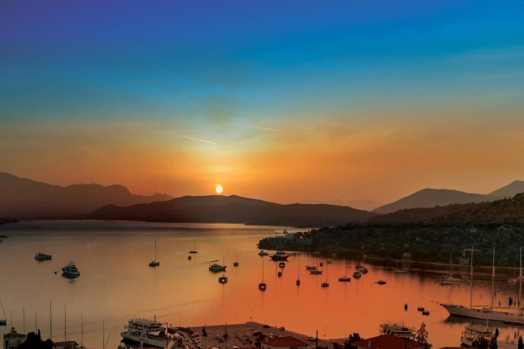 Villa Euphoria, Poros - Greece Poros Town Bagian luar foto